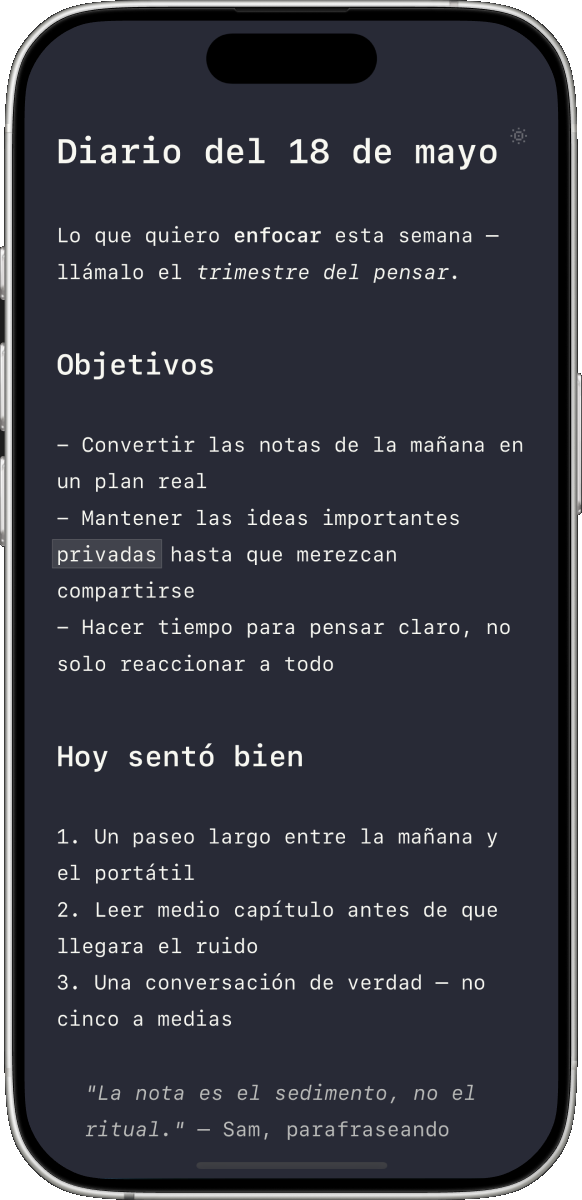 Modo concentración